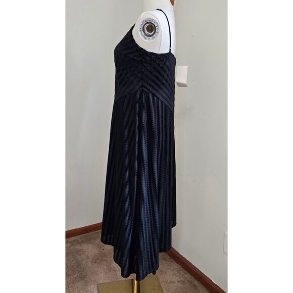 NWT Shoshanna Modern Chic Glam Feminine Silk Velvet Asymmetrical Sheer Dress 6 - Picture 3 of 11